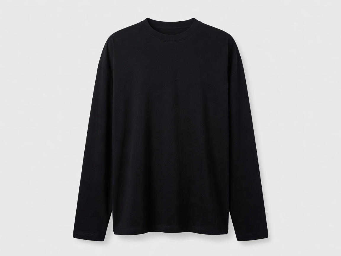 TAKN Black Oversized Tee Front view premium streetwear knit