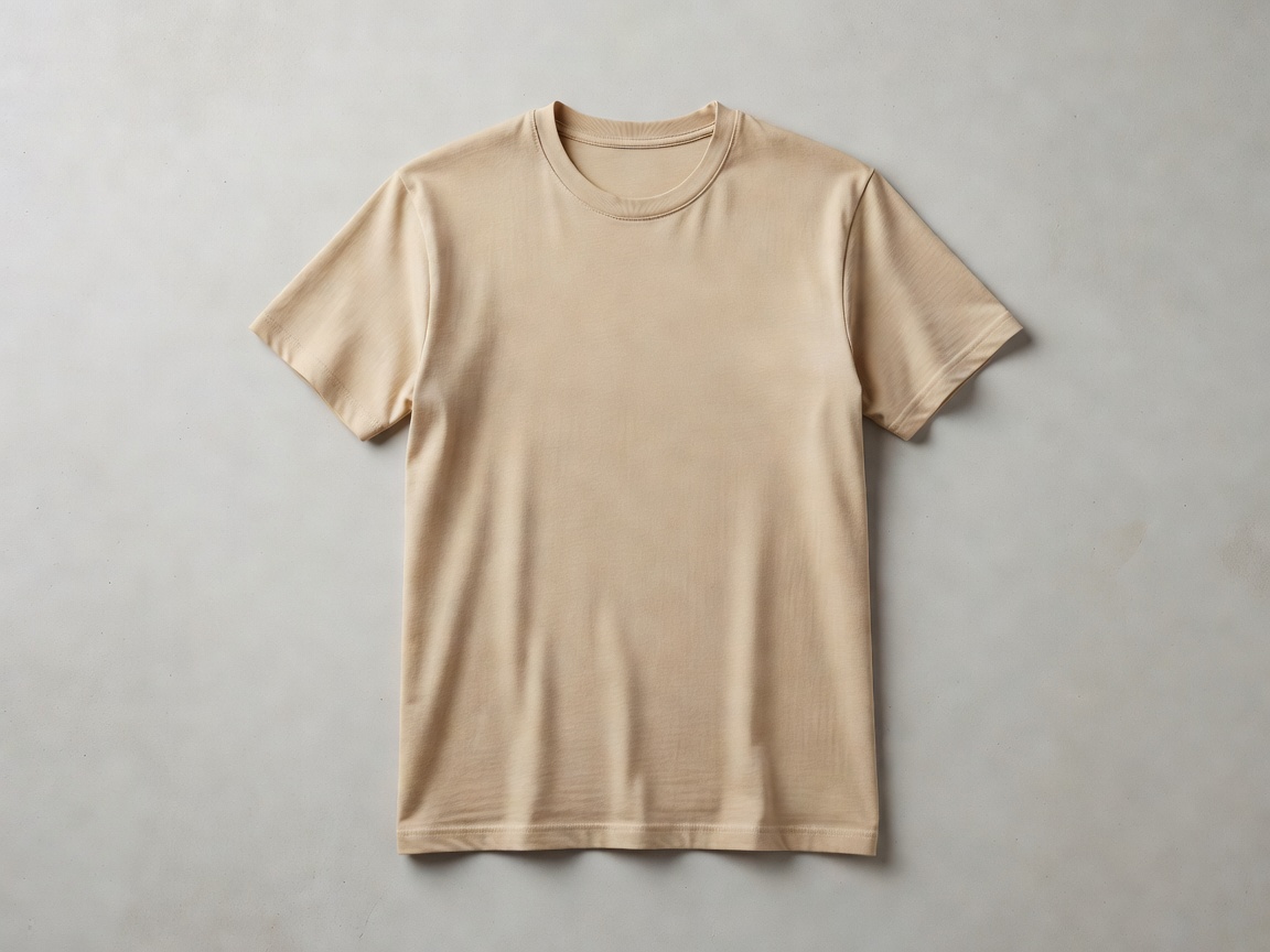 TAKN Desert Storm Beige Tee front view relaxed layout